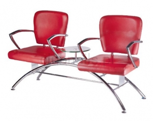 Krzesło do poczekalni LIVIO czerwone BD-6709(1003)