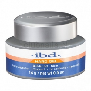 IBD Builder Gel Clear 14g LED - przeźroczysty żel budujący  (1)