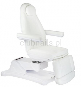 Elektryczny fotel kosmetyczny BR-6672B Biały