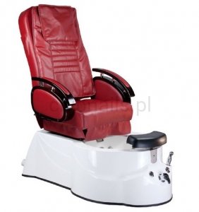 Fotel do pedicure z masażem BR-3820D Bordowy