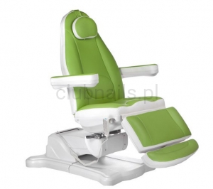 Elektryczny fotel kosmetyczny Mazaro BR-6672 Zielony