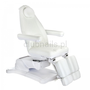 Elektryczny fotel kosmetyczny BR-6672C biały