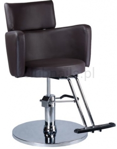 Fotel fryzjerski LUIGI BR-3927 brązowy