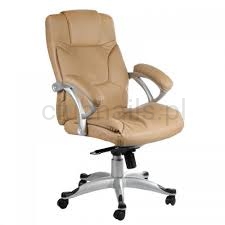 Ergonomiczny fotel biurowy BX-5786 Kremowy