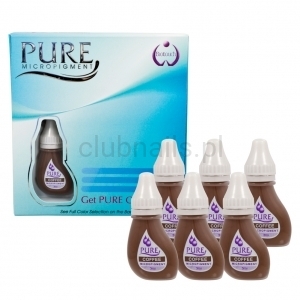 BioTouch Permanent Makeup Pigment Pure Coffee - 6x3ML