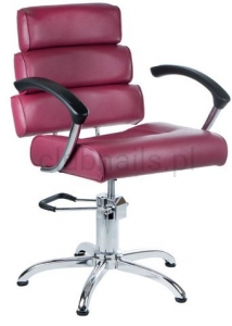 Fotel fryzjerski FIORE wrzosowy BR-3857
