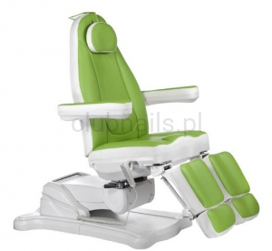 Elektryczny fotel kosmetyczny Mazaro BR-6672C Zielony