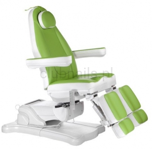 Elektryczny fotel kosmetyczny Mazaro BR-6672A Zielony