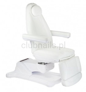 Elektryczny fotel kosmetyczny BR-6672 Biały