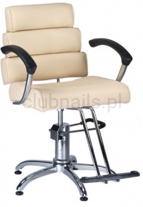 Fotel fryzjerski FIORE kremowy BR-3857