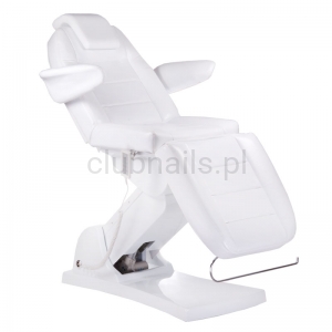 Elektryczny fotel kosmetyczny Bologna BG-228 biały 