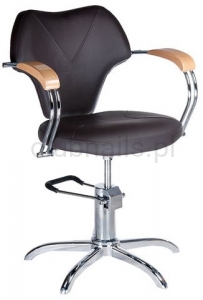 Fotel fryzjerski MARIO BR-3852 brąz