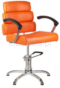 Fotel fryzjerski FIORE pomarańczowy BR-3857