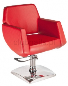 Fotel fryzjerski NICO BD-1088 czerwony