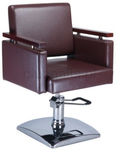 Fotel fryzjerski MILO brązowy BD-1123